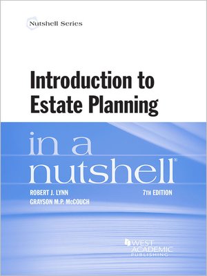 cover image of Introduction to Estate Planning in a Nutshell
